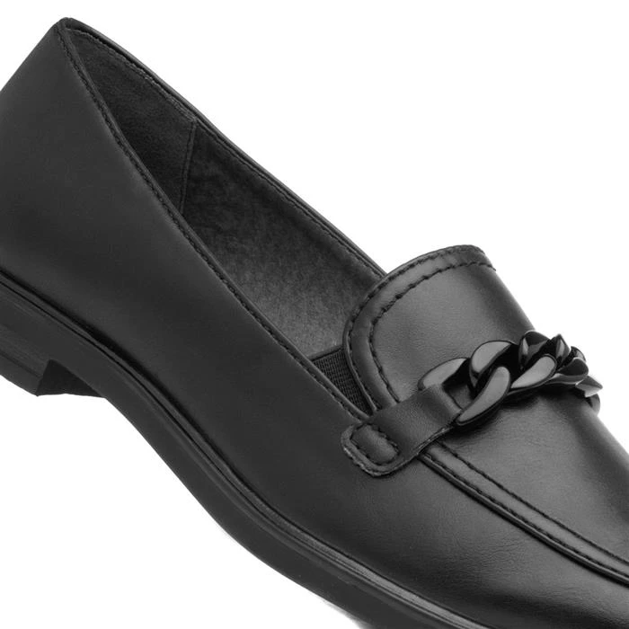 Jana Softline Womens Black Chain Loafer - Image 4