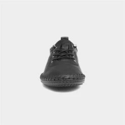 Lunar St. Ives Womens Black Leather Shoe