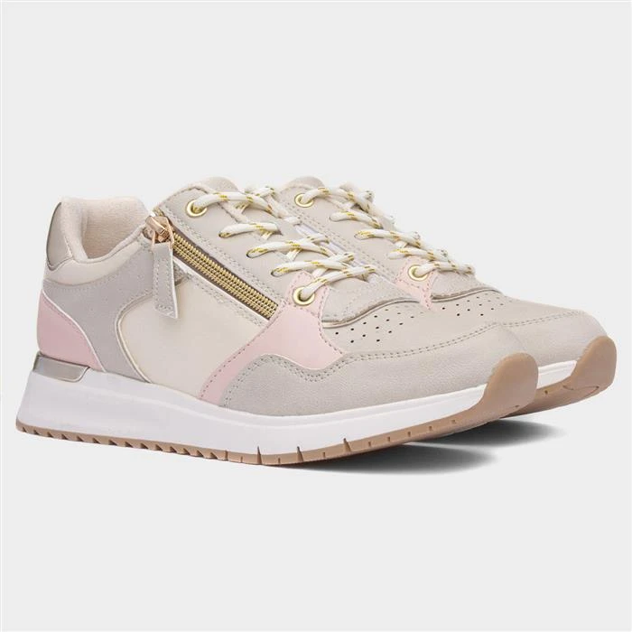 Lilley & Skinner Pitch Womens Off-White Trainer - Image 5