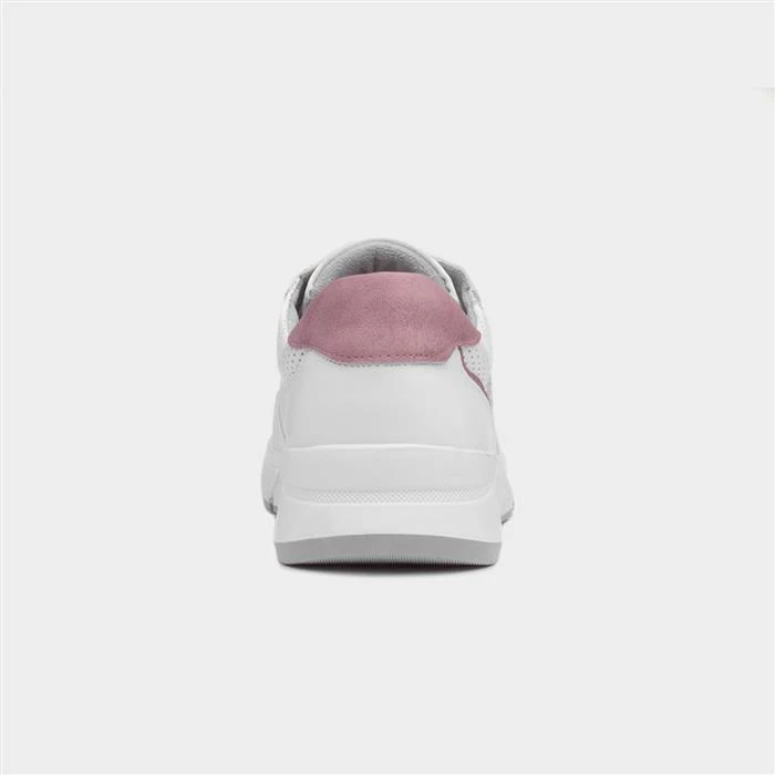 Relife Lily Womens White Lace Up Casual Shoe - Image 3