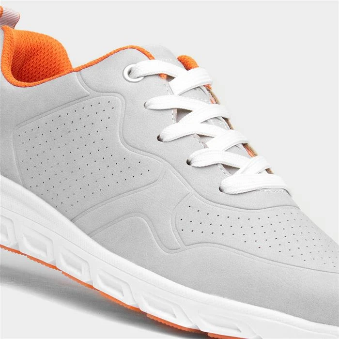 Relife Orchid Grey Womens Lace Up Casual Shoe - Image 4