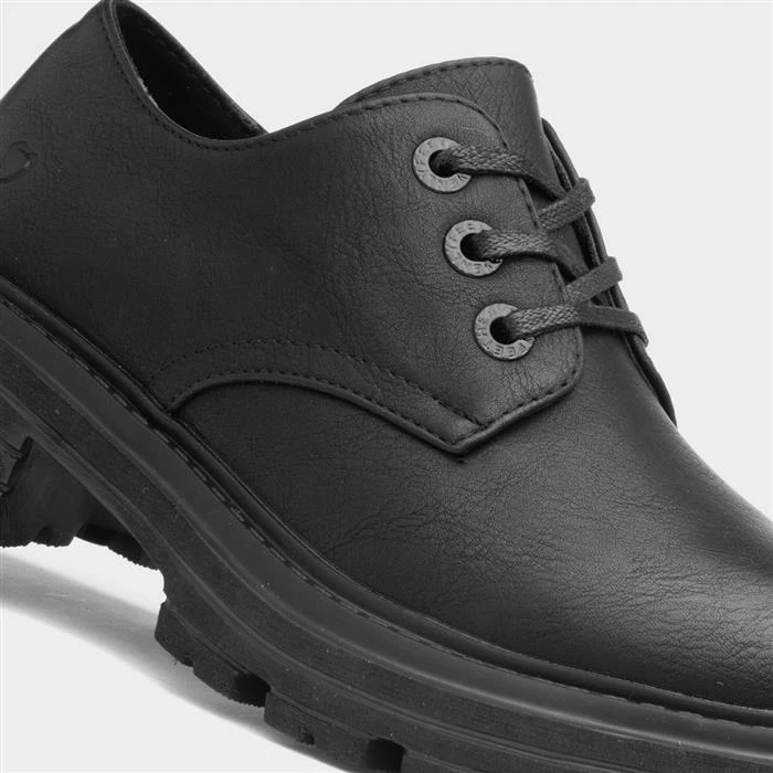 Heavenly Feet Gisella Womens Black Chunky Shoe - Image 4