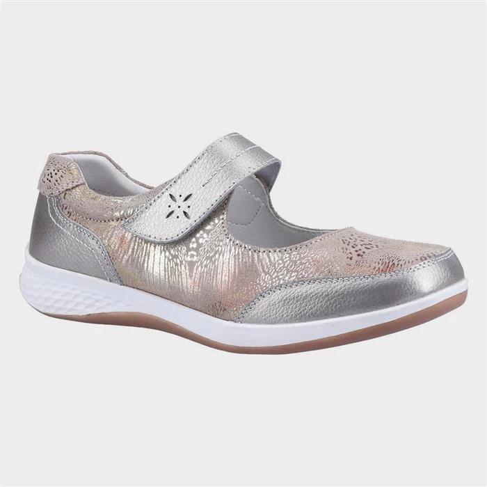 Fleet & Foster Laura Womens Metallic Suede Shoe