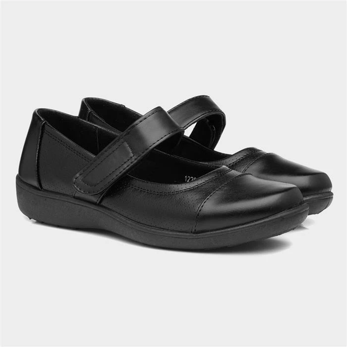Softlites Womens Black Bar Shoe - Image 5