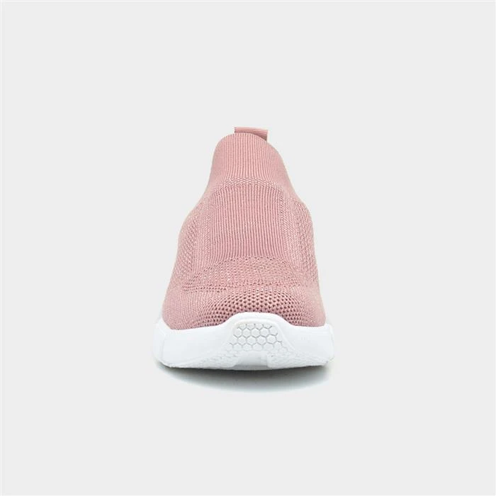 Lilley Dixie Womens Pink Slip On Casual Shoe