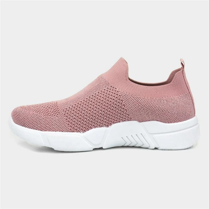 Lilley Dixie Womens Pink Slip On Casual Shoe - Image 2