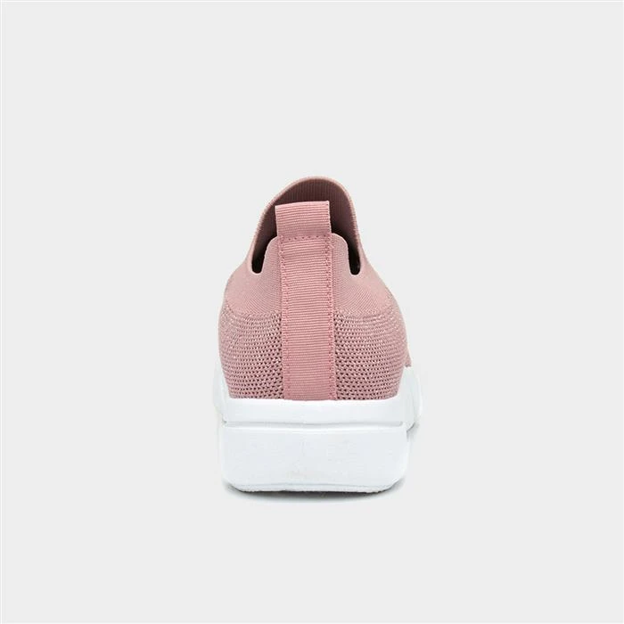 Lilley Dixie Womens Pink Slip On Casual Shoe - Image 3