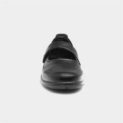 Softlites Dina Womens Black Casual Bar Shoe