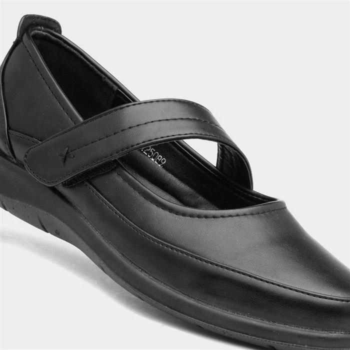 Softlites Dina Womens Black Casual Bar Shoe - Image 4