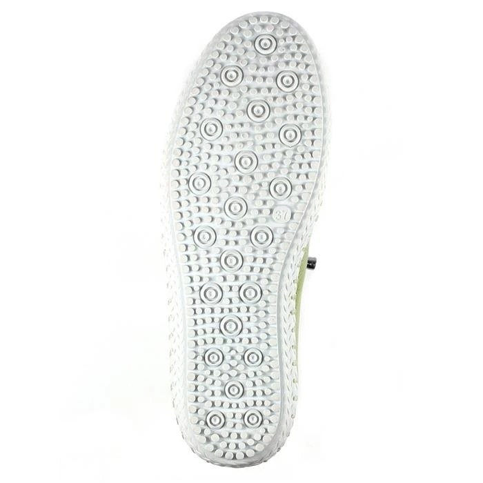 Lunar St Ives Womens Khaki Green Leather Shoe - Image 3