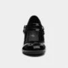 Lilley Violet Womens Black Patent Strap Court Shoe