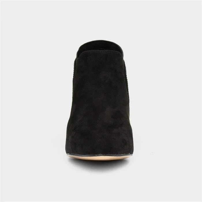 Lotus Kristina Womens Black Diamante Heeled Shoes