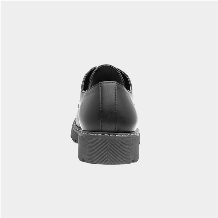 Lilley Adora Womens Black Lace Up Shoe - Image 3