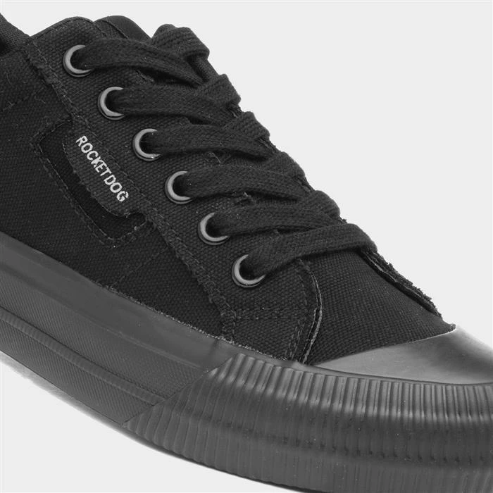 Rocket Dog Cheery Womens Black Canvas - Image 4