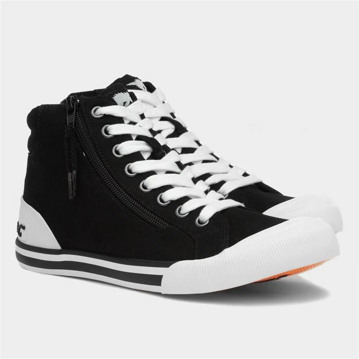 Rocket Dog Jazzin Hi Women's Black Canvas - Image 5