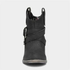 Rocket Dog Satire Womens Black Cowboy Ankle Boot