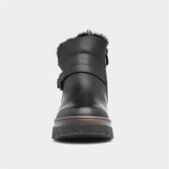 Heavenly Feet Laurel Womens Black Ankle Boot