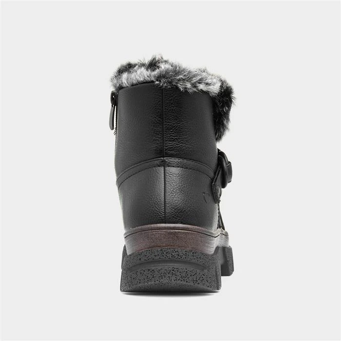 Heavenly Feet Laurel Womens Black Ankle Boot - Image 3