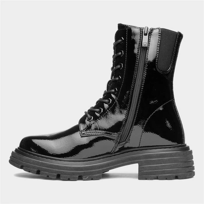 Heavenly Feet Delilah Womens Black Ankle Boot - Image 2