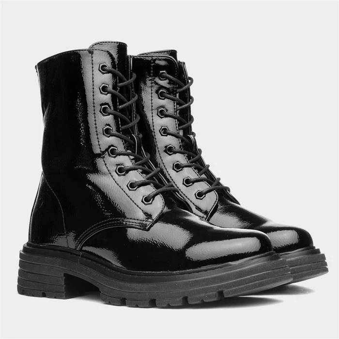 Heavenly Feet Delilah Womens Black Ankle Boot - Image 5