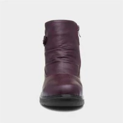 Softlites Jean Womens Purple Ankle Boot