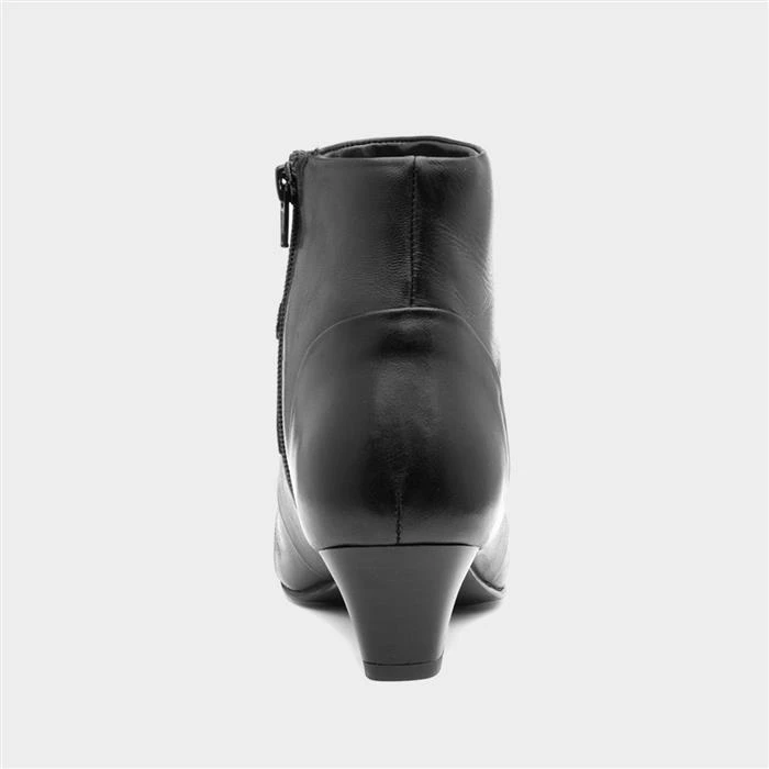 Lotus Tara Womens Black Leather Ankle Boot - Image 3