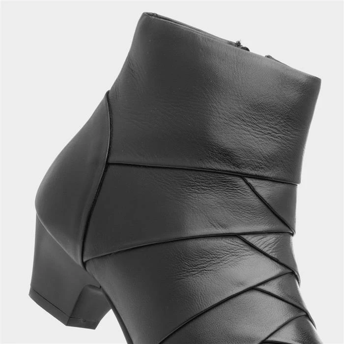 Lotus Tara Womens Black Leather Ankle Boot - Image 4