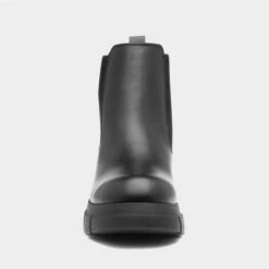 Lilley Mertle Womens Black Chunky Chelsea Boot