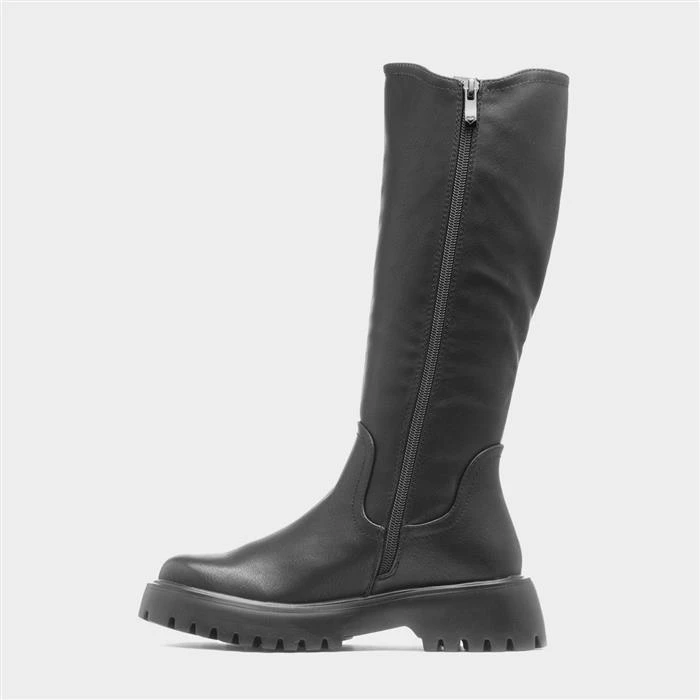 Heavenly Feet Zinnia Womens Black High Leg Boot - Image 2