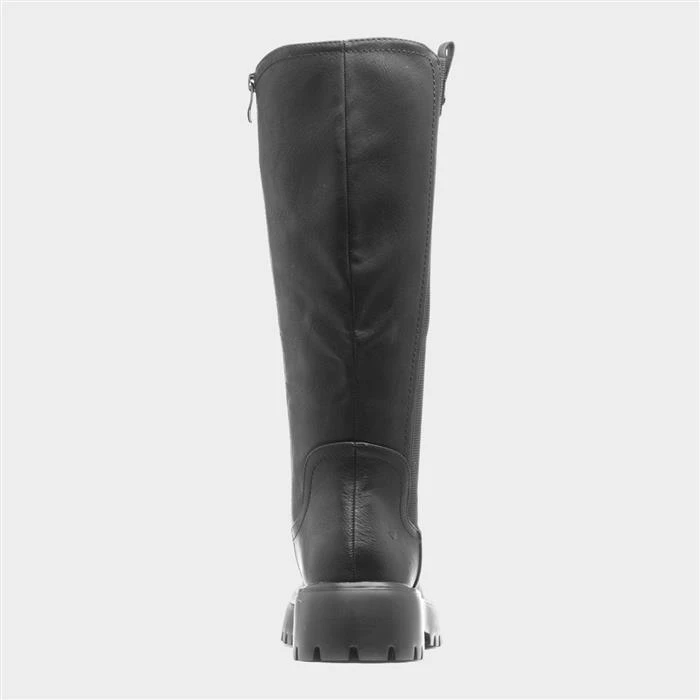 Heavenly Feet Zinnia Womens Black High Leg Boot - Image 3