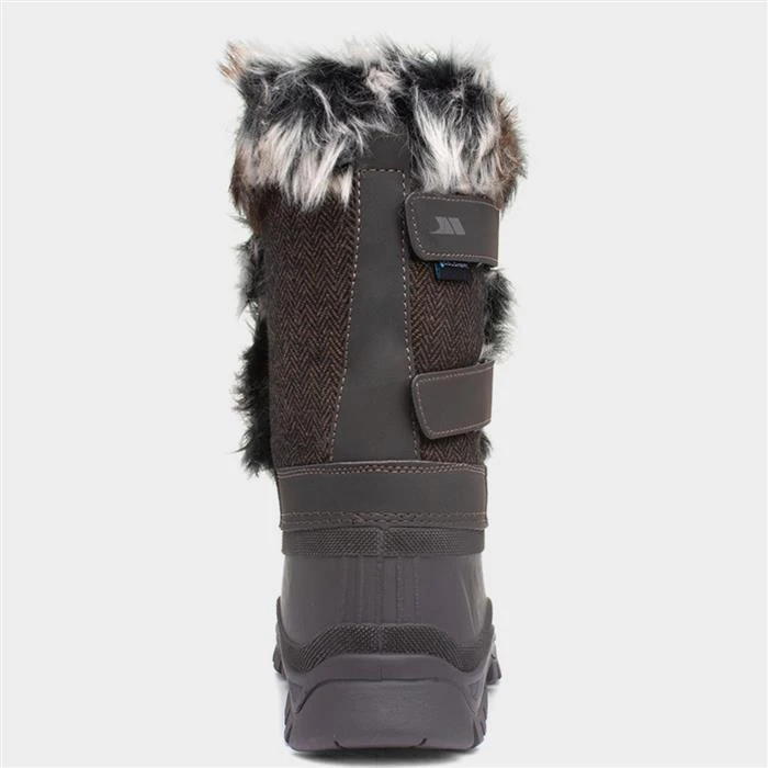 Trespass Brace Womens Brown Snow Boot - Image 3
