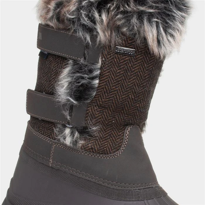 Trespass Brace Womens Brown Snow Boot - Image 4