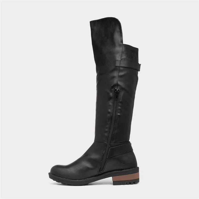 Koi Mina13 Womens Black High Leg Boot - Image 2