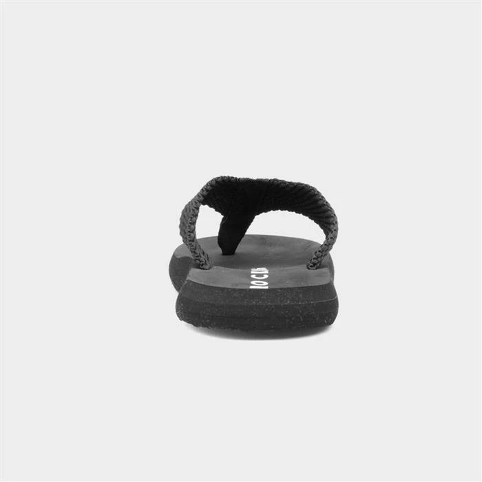 Rocket Dog Adios Womens Black Webbing Flip Flop - Image 3