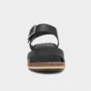 Hush Puppies Ellie Womens Black Leather Sandal