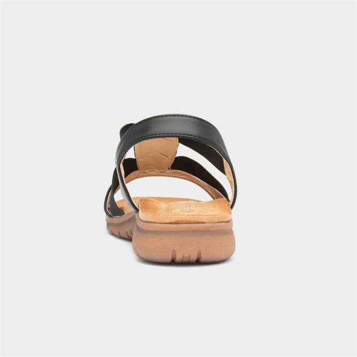 Lilley & Skinner Tahiti Womens Black Sandal - Image 3