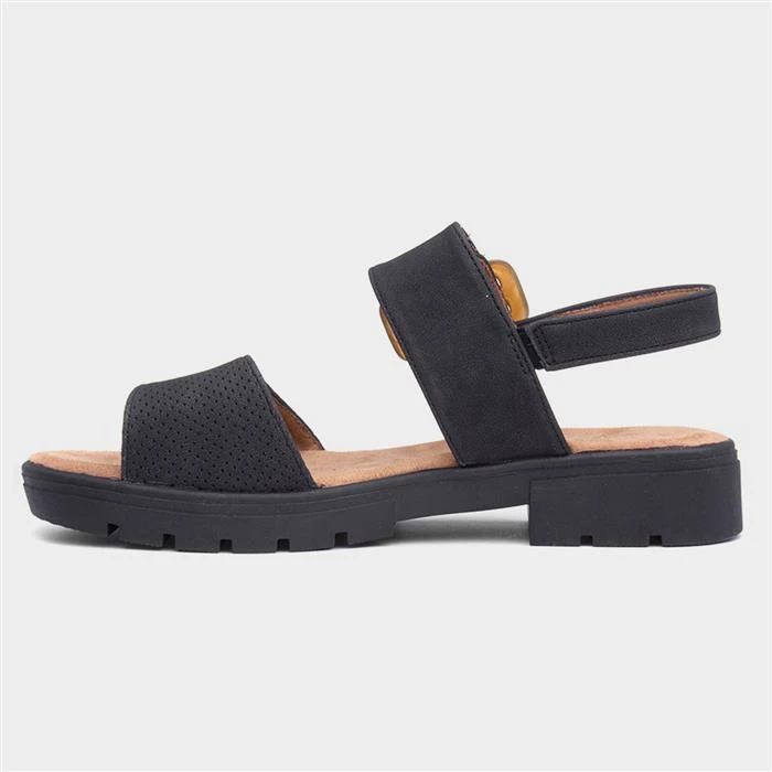 Lilley & Skinner Fiji Womens Black Sandal - Image 2