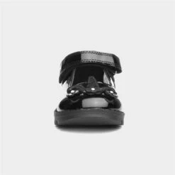 Buckle My Shoe Castle Girls Black Unicorn Shoe