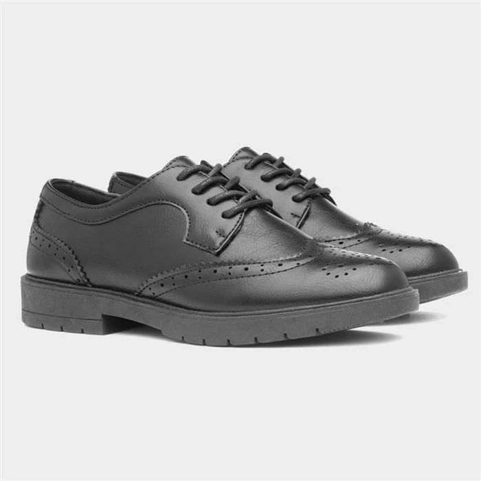 Lilley Agnes Kids Brogue School Shoe - Image 5