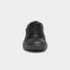 Hush Puppies Sam Boys Black Leather Shoe