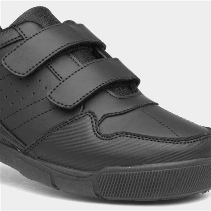 Trux Rob Boys Easy Fasten Shoe In Black - Image 4