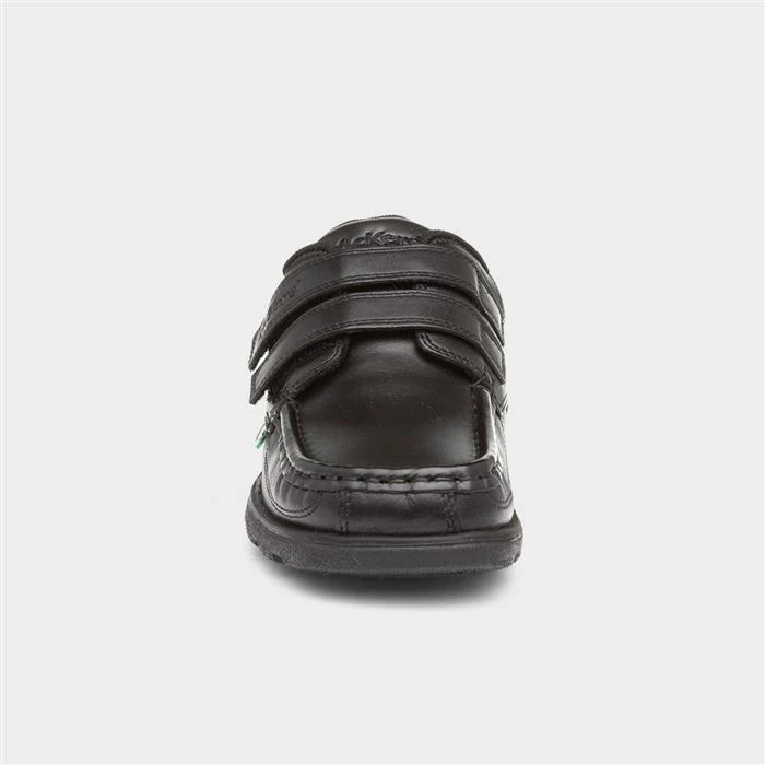 Kickers Fragma Boys Leather Black Shoe