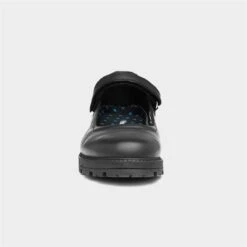 Hush Puppies Talisman Girls Black Leather Shoe