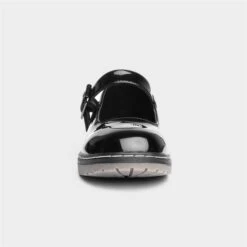 Lilley Girls Black Patent Bar Shoe