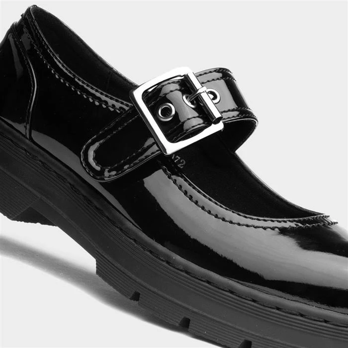 Lilley Rita Black Patent Shoe - Image 4