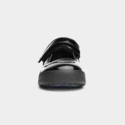 Buckle My Shoe Kids Black School Shoe