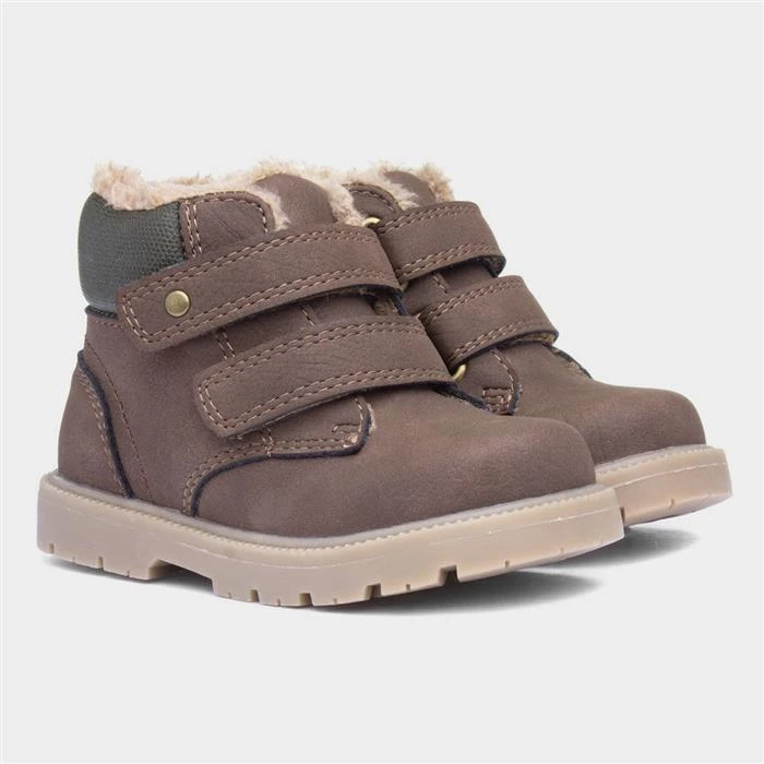 Walkright Liam Kids Brown Ankle Boot - Image 5