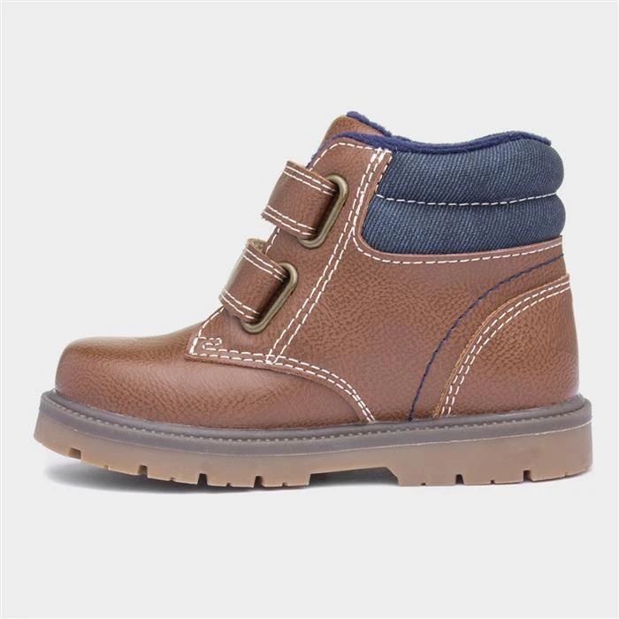 Walkright Lonnie Kids Brown Ankle Boot - Image 2