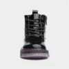 Walkright Emily Kids Black Glitter Sole Boots