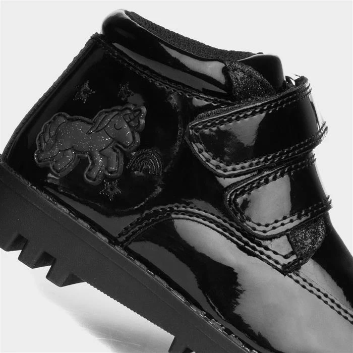 Buckle My Shoe Peia Kids Black Boot - Image 4